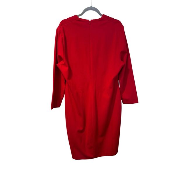 Escada Dzanna V-neck Red Dress - Picture 12 of 12